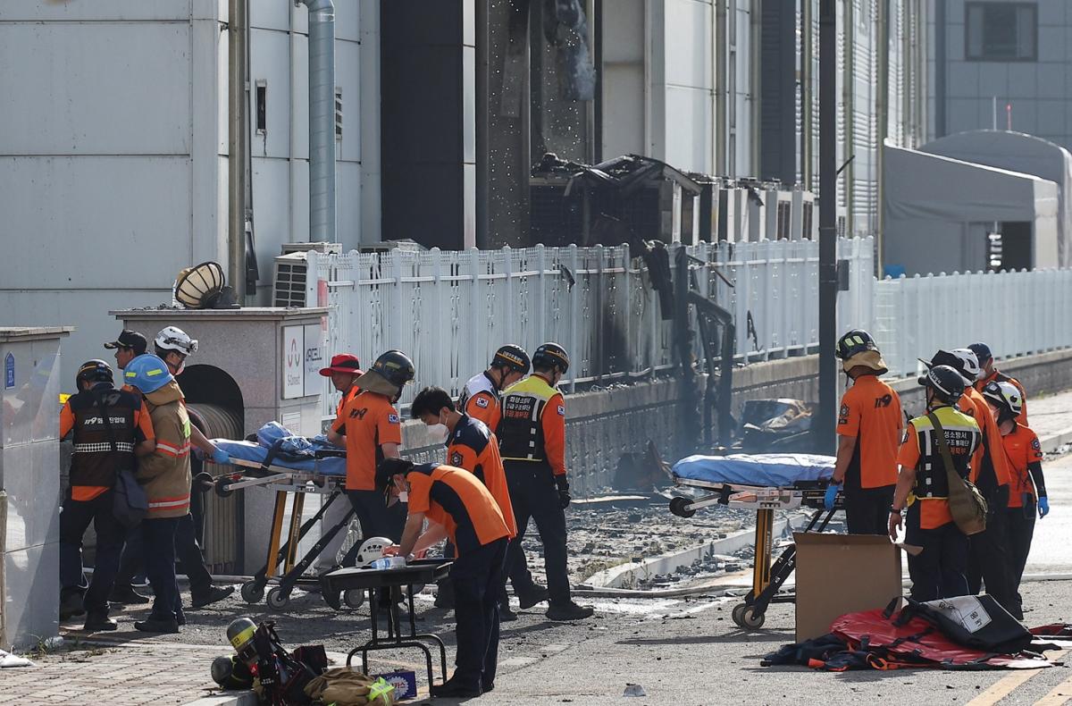 مقتل 22 شخصًا في حريق بمصنع للبطاريات في كوريا الجنوبية