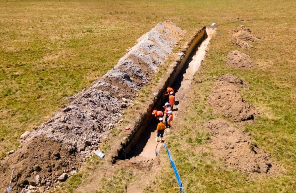 GNS and EQC fault line researchers at Te Puninga. Photo: Supplied / EQC