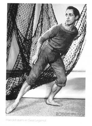 Robinson in Sea Legend (1948), in his first solo dancing role.