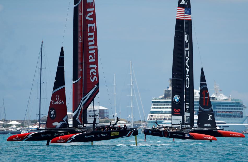 America's Cup: Team New Zealand one point from glory after win over Oracle, America's Cup