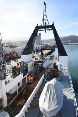 Scientific instruments pack the deck.