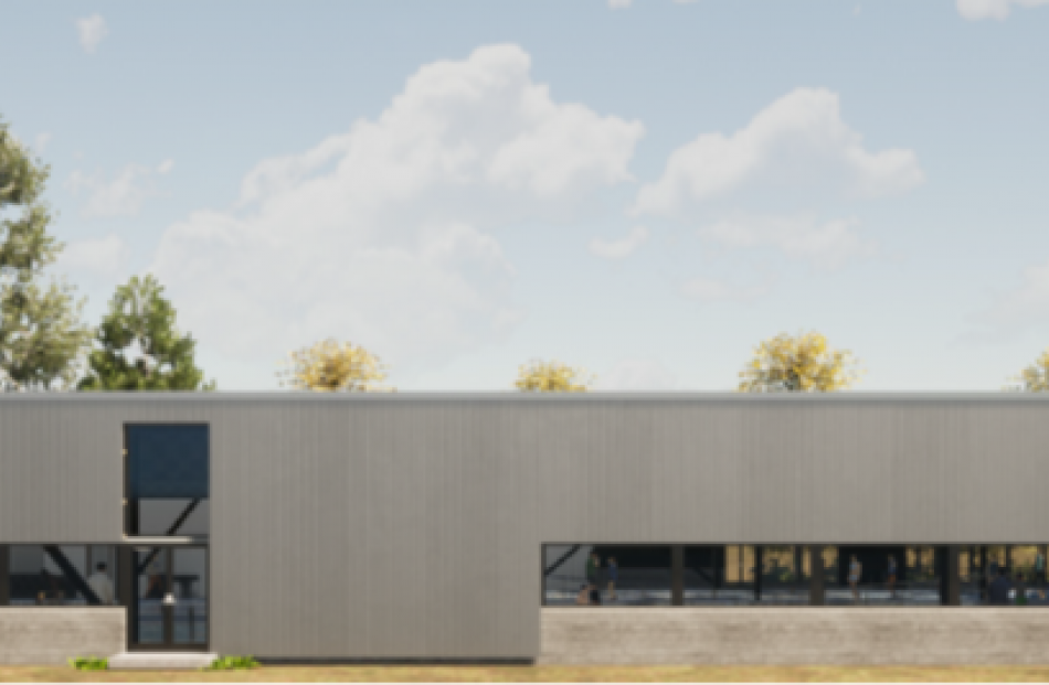 A side view of the new Mosgiel pool facility. Photo: supplied 