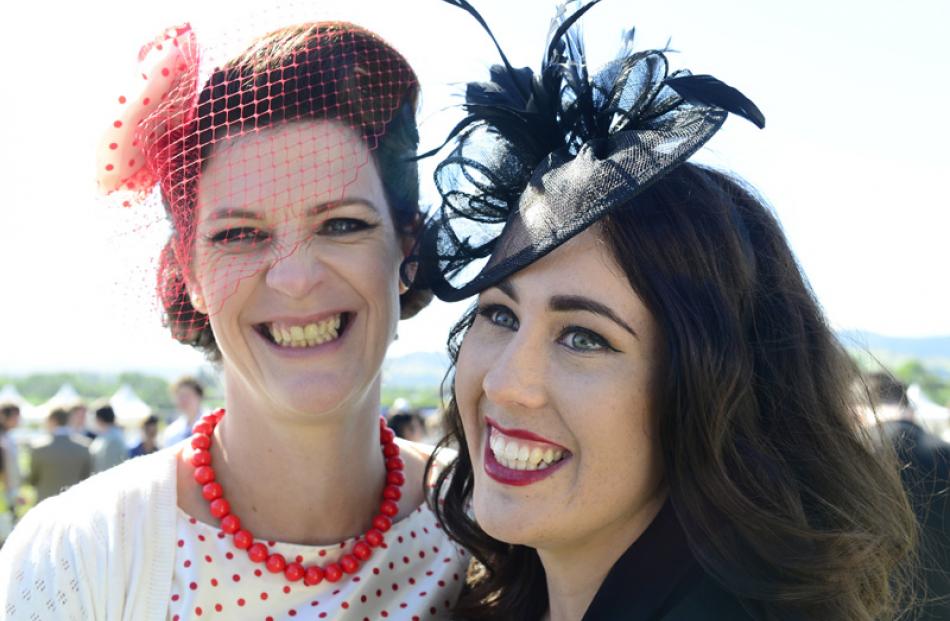 Kate Hill and and her stepdaughter Victoria Hill, both of Dunedin.