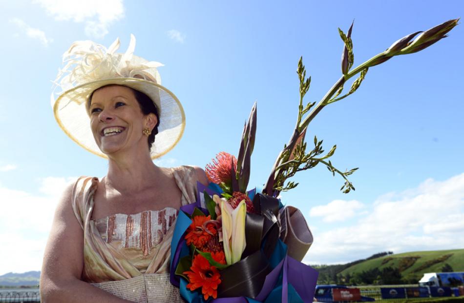 Winner of the Fashion on the Field, Maree Darling of Mosgiel.