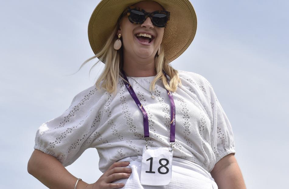 Chelsea Pringle takes to the catwalk for Fashion in the Field.