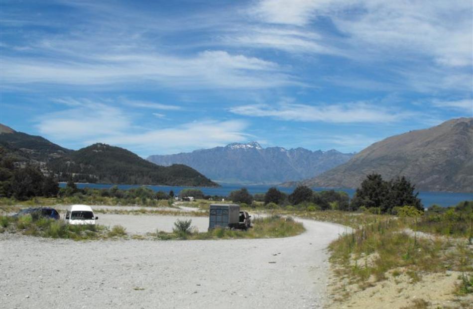 A snapshot from the edge of the giant camping ground, which hosts up to 500 people at any one time.