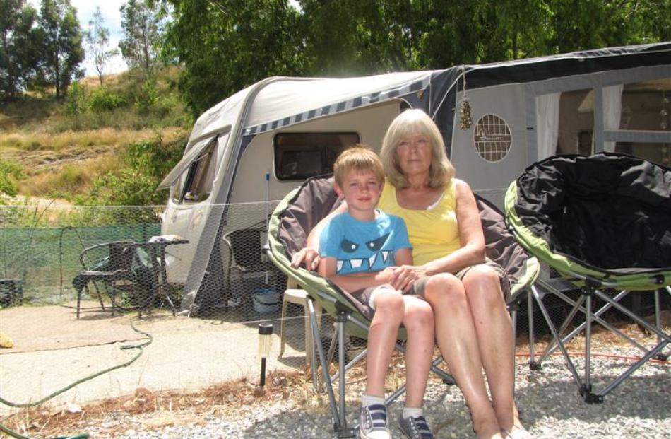 Sharon Monson, of Dunedin, has been camping at the Bannockburn Domain for about 20 years. This...