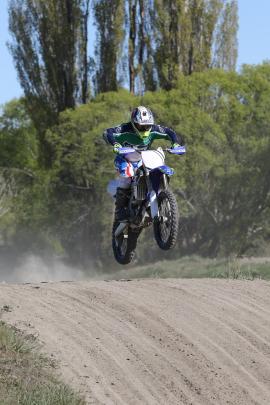 Richard Leacock of Casebrook at the ECan trail riding day at Kaiapoi Island. PHOTO: JOHN COSGROVE