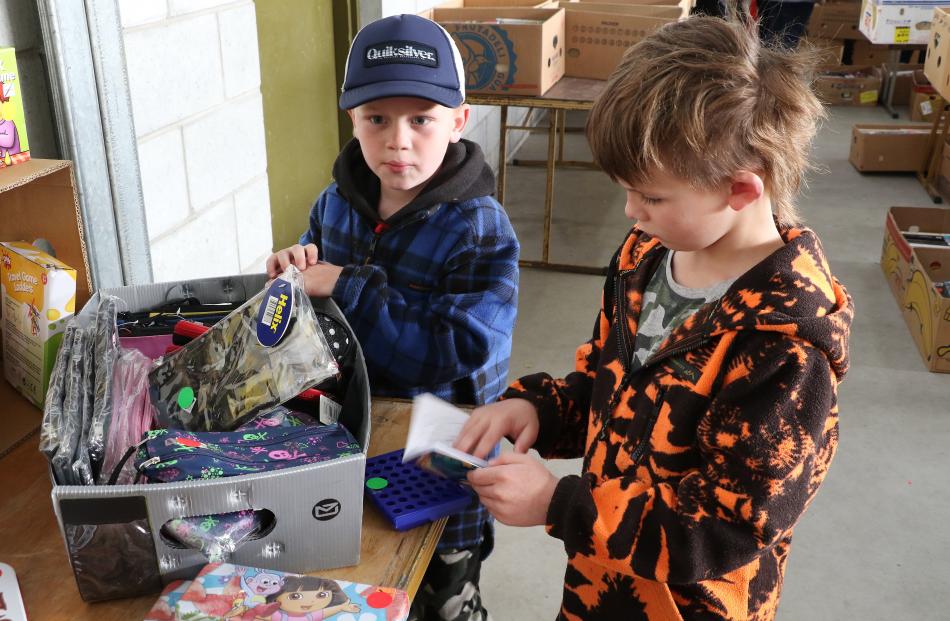 More games . . . Brothers Thomas 5,  and Oliver 8, Green of Loburn look through the games on...