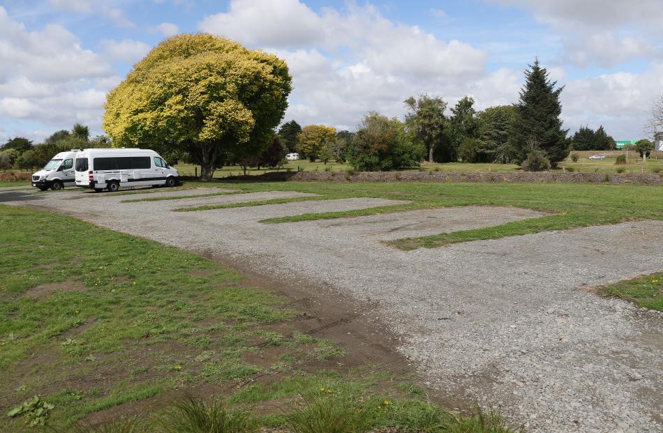 Some of the new amenities and layout of the newly opened  Kaiapoi New Zealand  Motor Caravan...