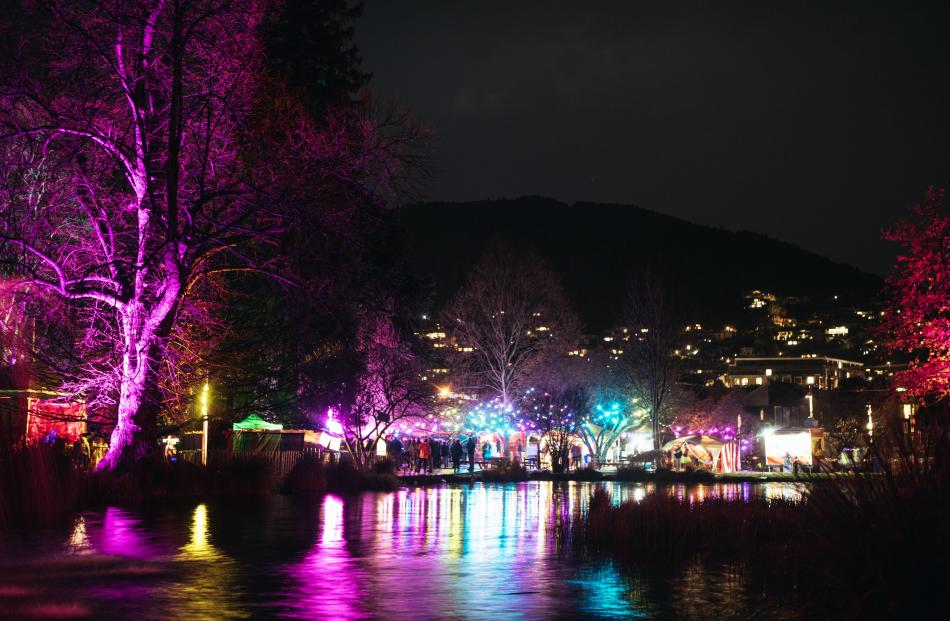 Queenstown Gardens came to life over the King's Birthday weekend with the Luma light show.