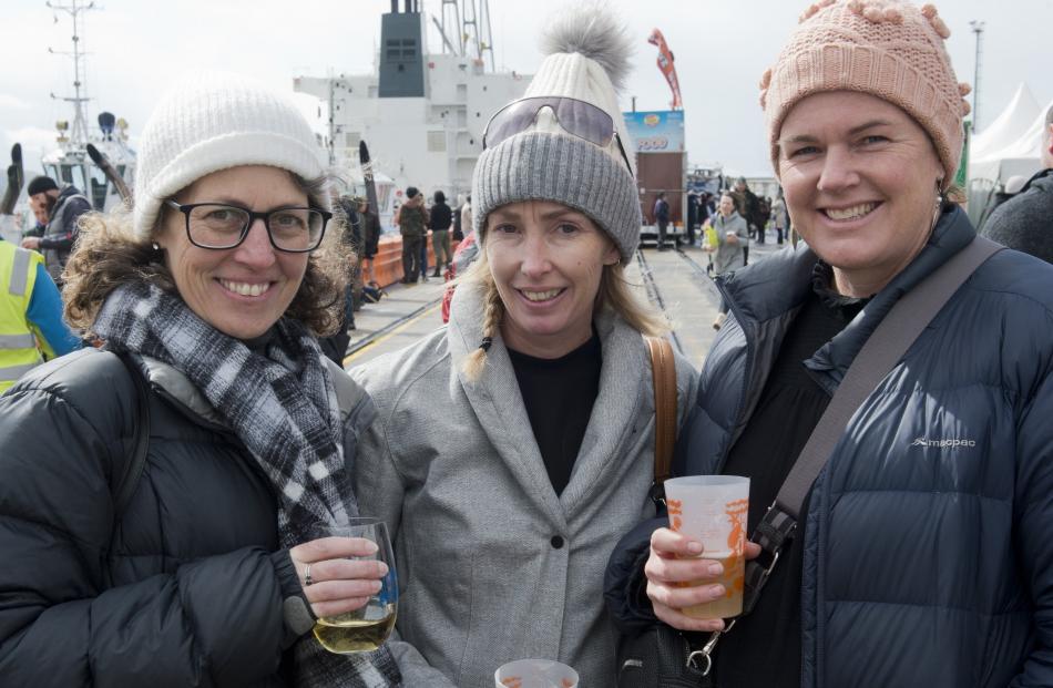 Anne-Marie Amende, Mandy Bower and Amy Clark, all of Outram.