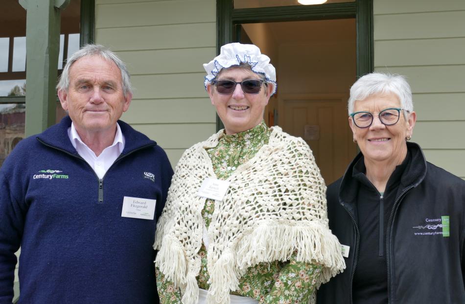 Edward Fitzgerald, Anne Barrett and Karen Roughan, all of Century Farms, Lawrence. PHOTOS:...