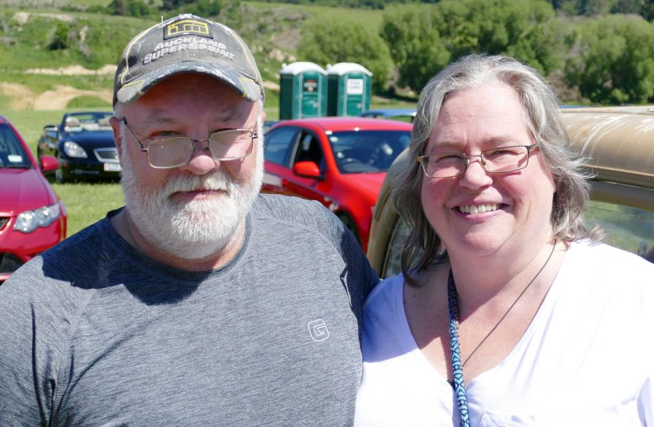 Bruce Ross, of Mosgiel, and Karen Turner, of Milton. PHOTOS: RICHARD DAVISON