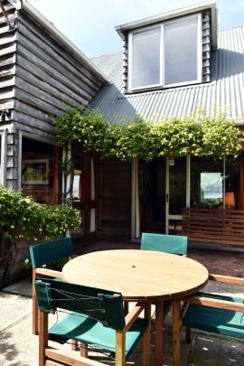 Both living areas open on to the rear courtyard. PHOTO: GREGOR RICHARDSON