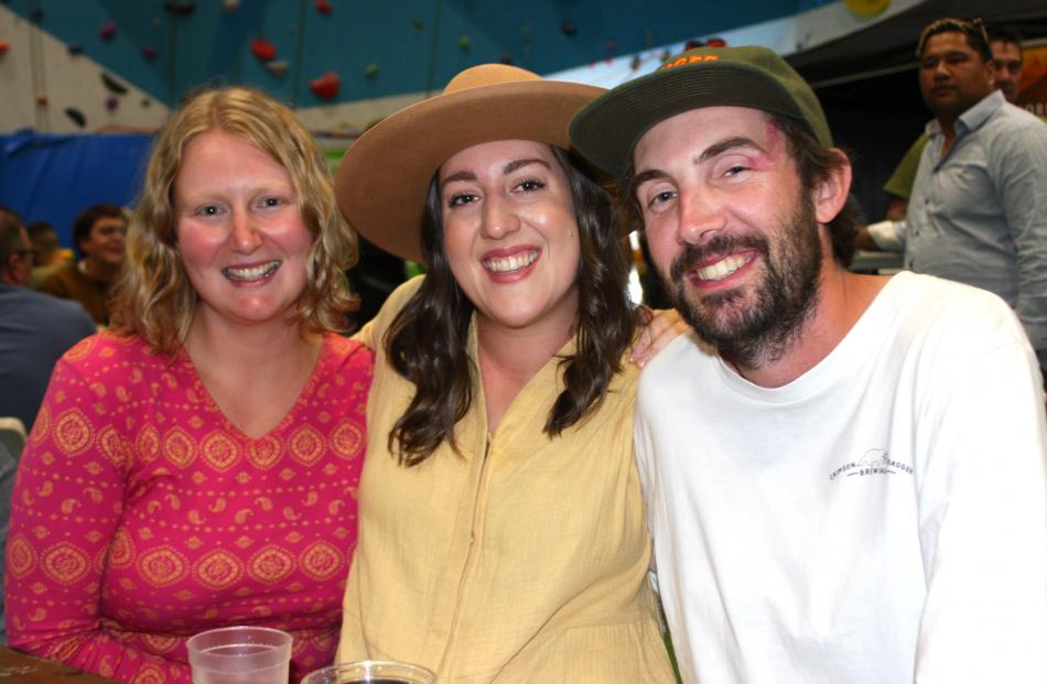 Olivia Graham, Brittany Ball and Luke Bovill, all of Te Anau.