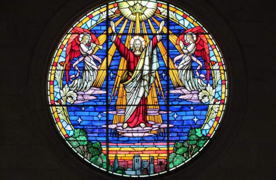 Arthur Raffills helped create The Ascension stained-glass window at St Paul's Presbyterian Church...