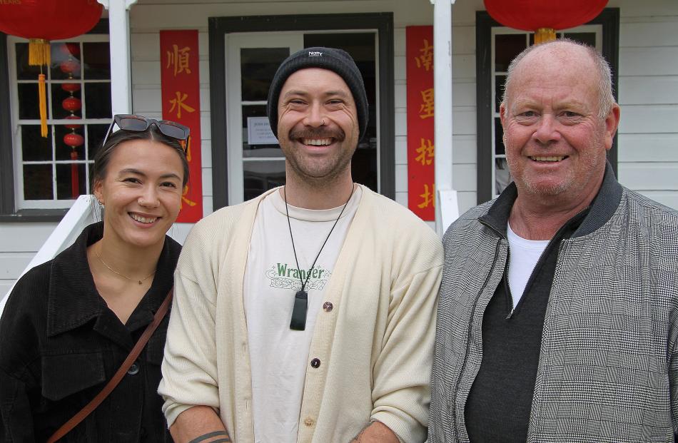 Alice Cheung, Billy Walter and Richard Walter, all of Dunedin.