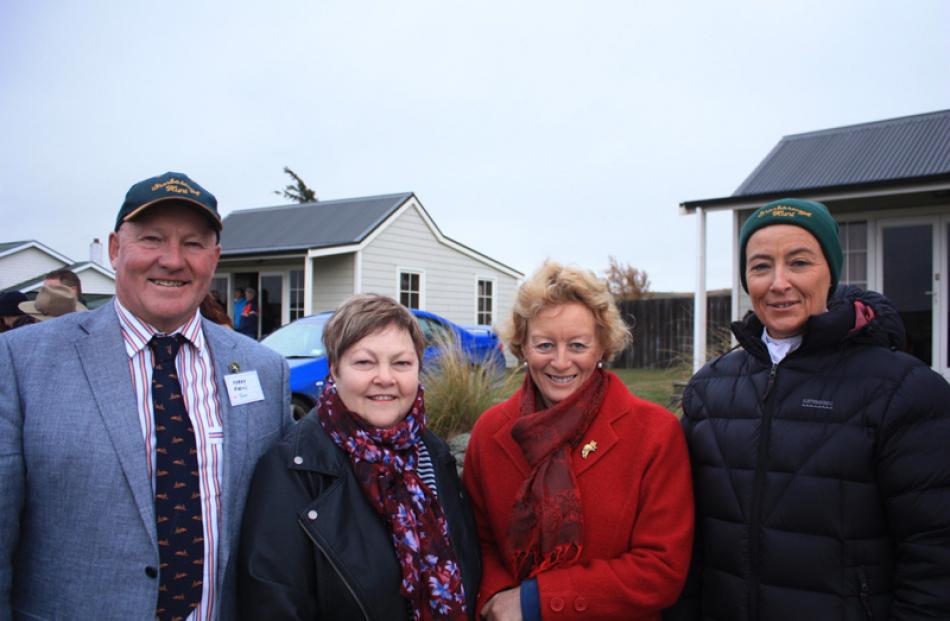 Kerry Robbins, Carol Robbins (both of Rai Valley, near Nelson), and Robyn Smith and Mary Ellis,...