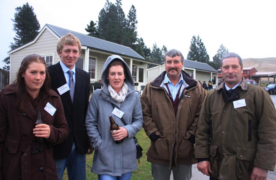 Kimberly Milne, Hamish McNaughton, Courtney Officer and Pete Officer, all of Birchwood, Southland...