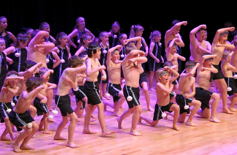 Every pupil from Warepa School got behind the challenge to perform for a big audience. PHOTOS:...