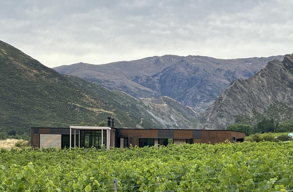 This Gibbston Valley house by Anna-Marie Chin Architects was designed to blend in with its...
