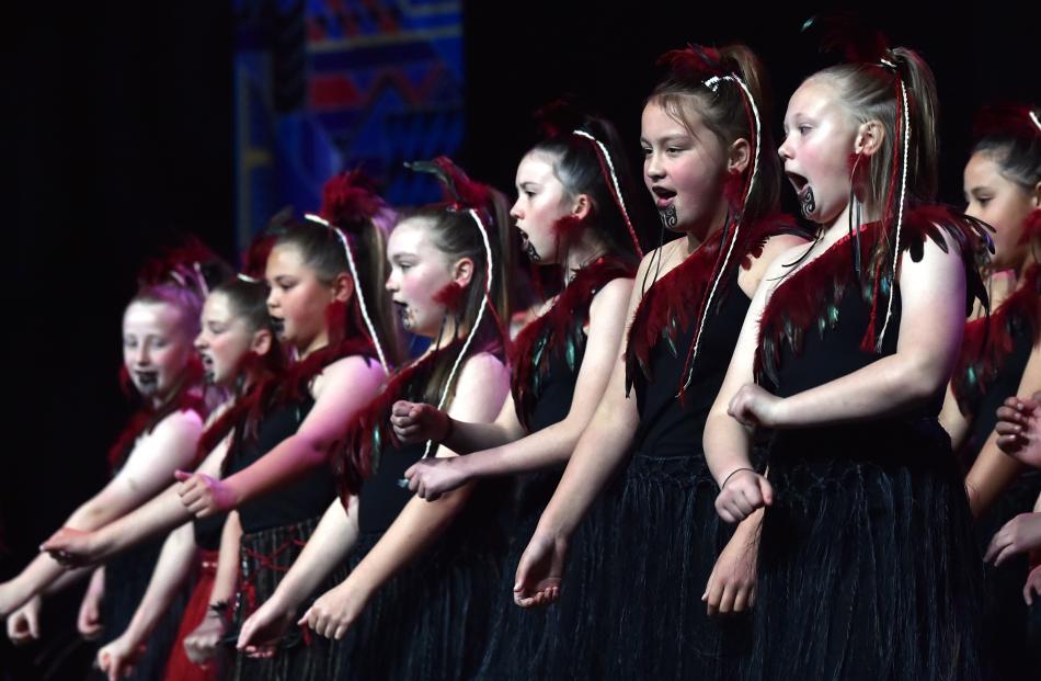 Musselburgh School pupils perform.