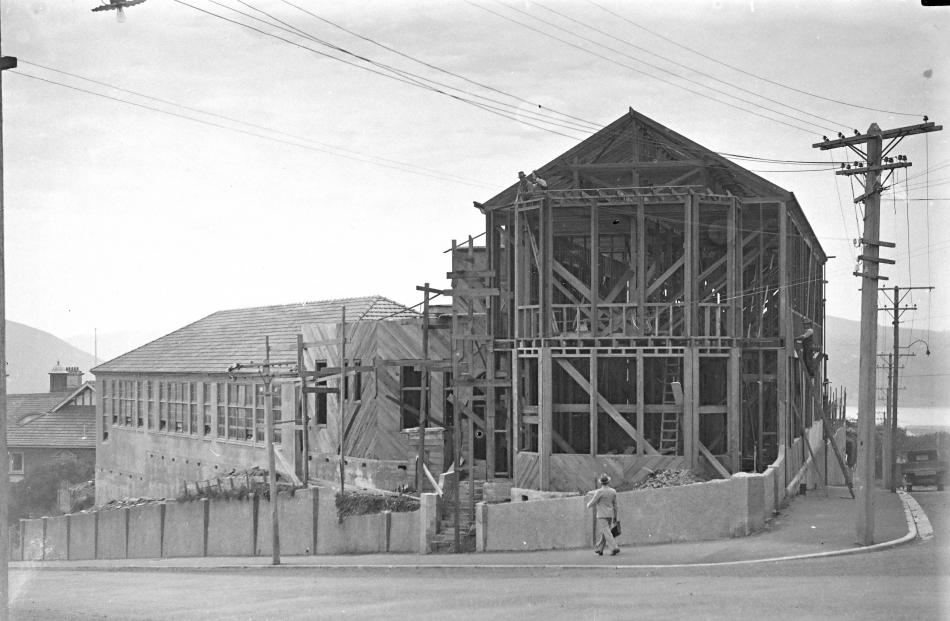 The art school under construction in December 1936. PHOTO: EVENING STAR