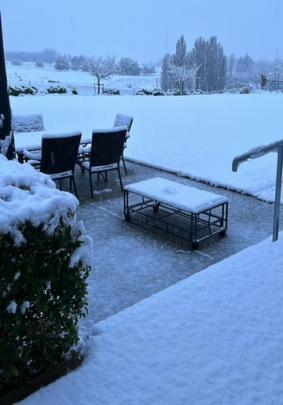 Snow in Springvale: Photo: Maree Denniston