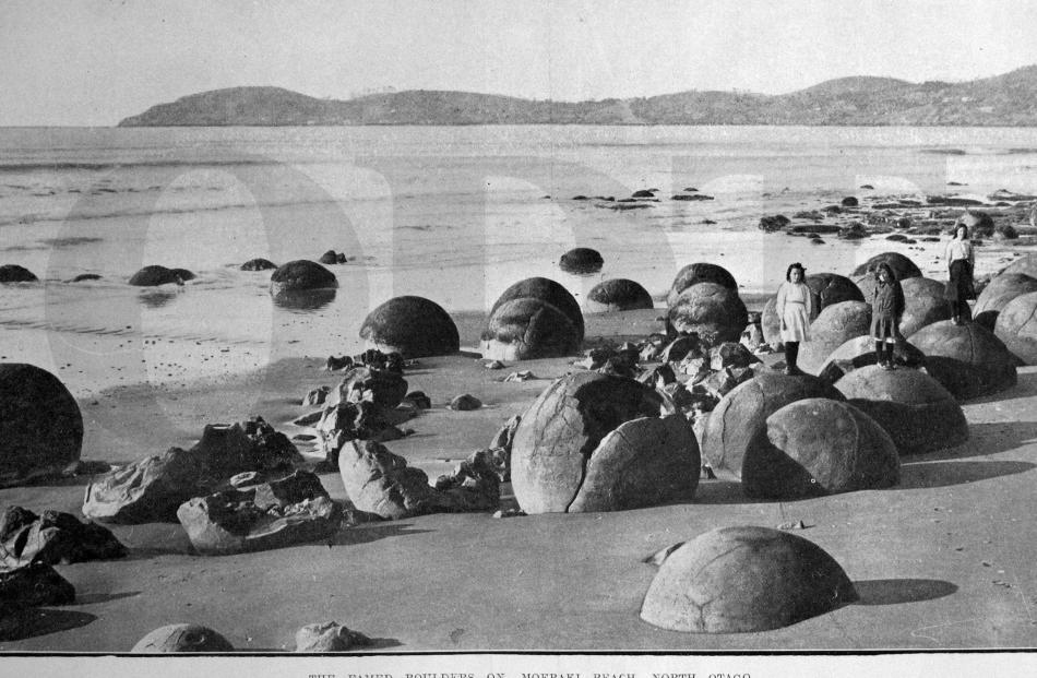 Moeraki Beach, North Otago 1922