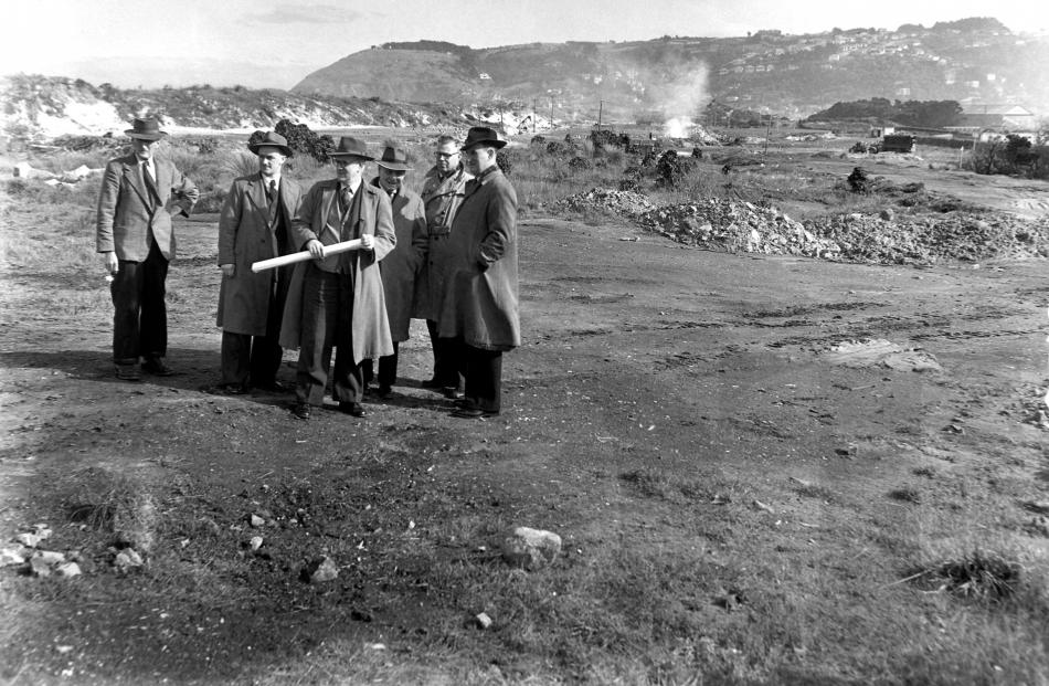 Members of the Ocean Beach Domain Board and a sub-committee of the Otago Centre, New Zealand...