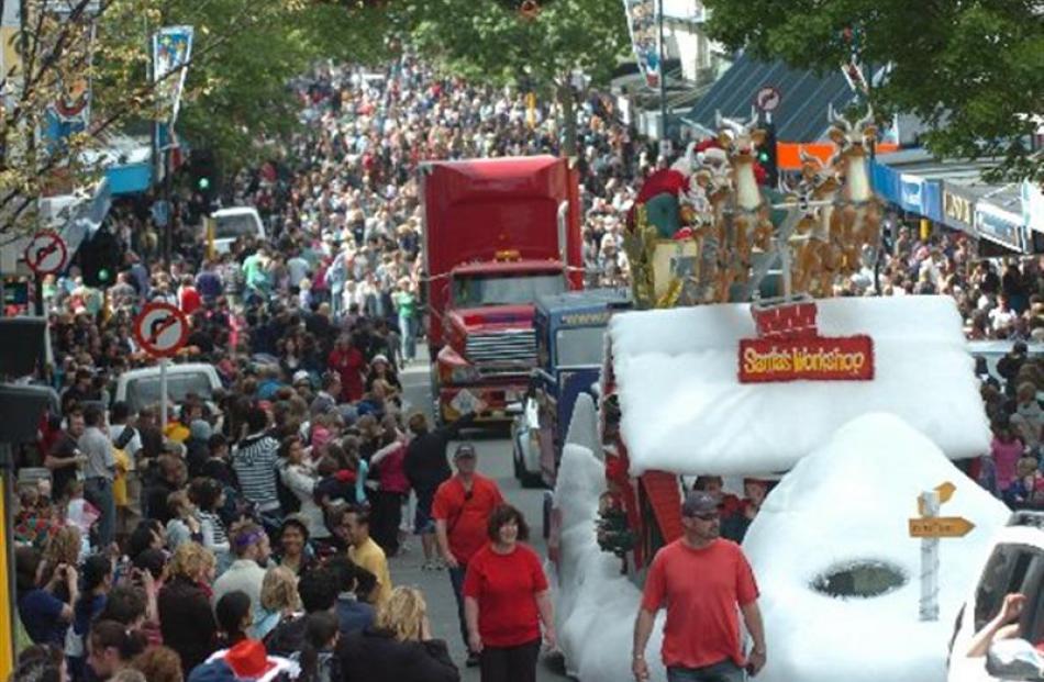 Dunedin Santa Parade Otago Daily Times Online News