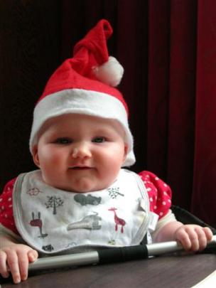 Photo by <b>Diane Cooney</b> - bella_anderson_5_months_awaits_her_first_christmas_1779028151