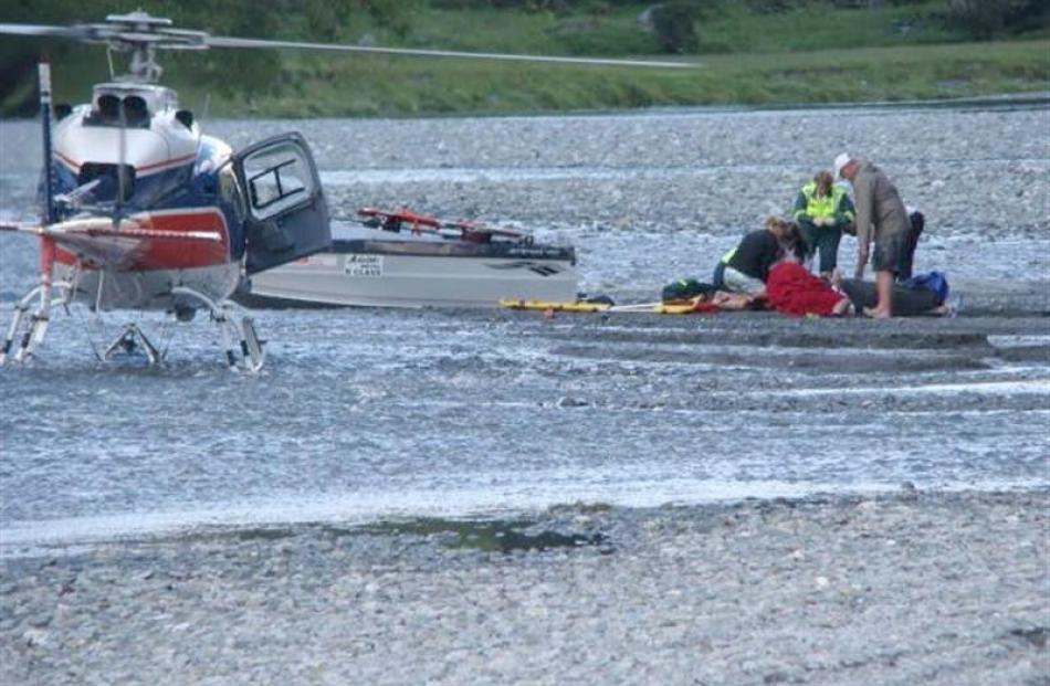 Boxing Day 2008: Man killed when jet-boat flipped on the Matukituki River.Two others were hurt
