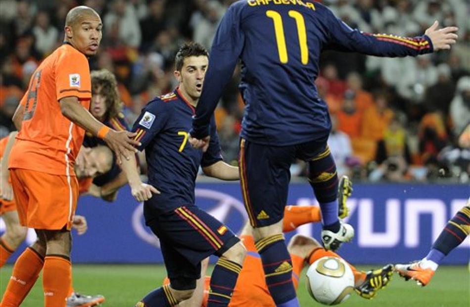 FIFA World Cup final Spain v Netherlands Otago Daily Times Online News