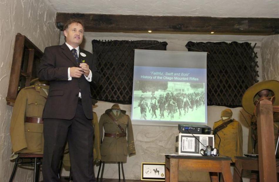 Dr Don Mackay launches a project this week to record the history of the Otago Mounted Rifles.