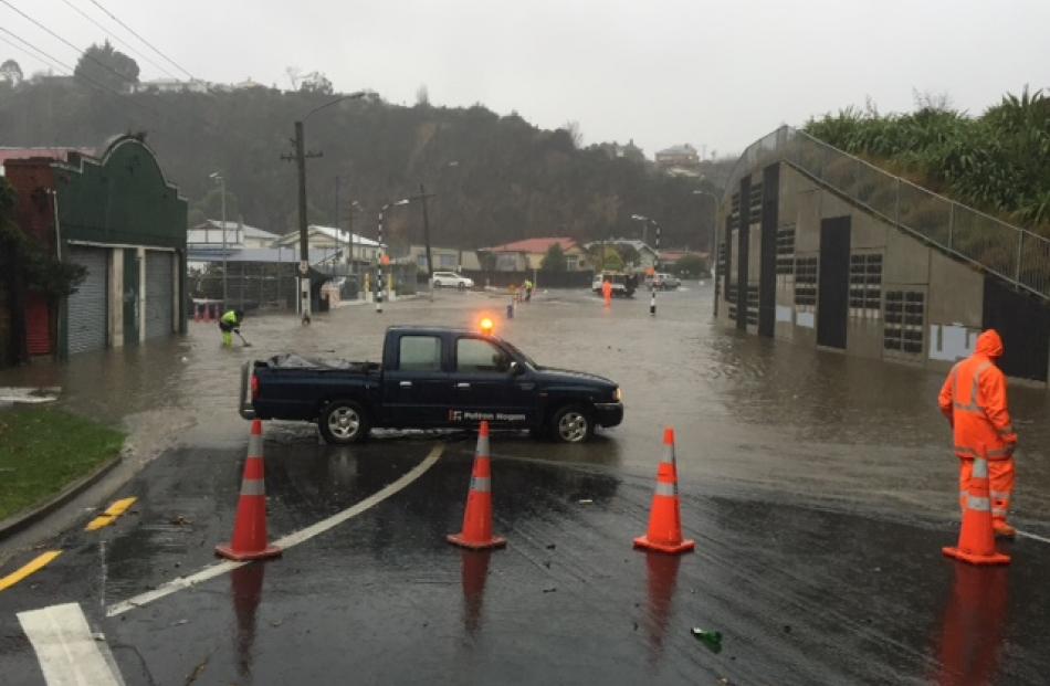 Dunedin's June floods were of huge interest to ODT Online readers. Photo by Gregor Richardson