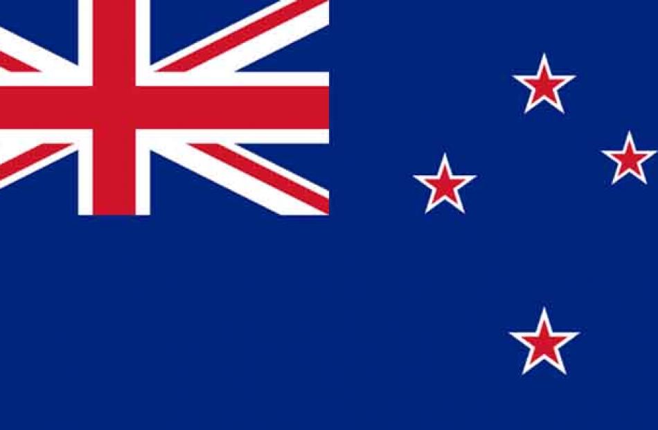 New Zealand flag.