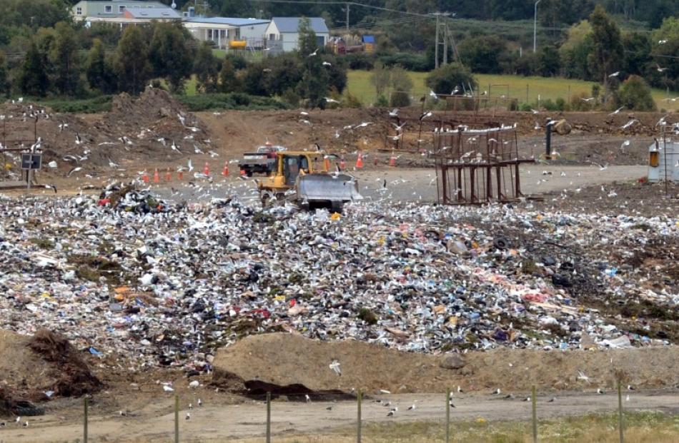 The Green Island landfill. Photo by ODT
