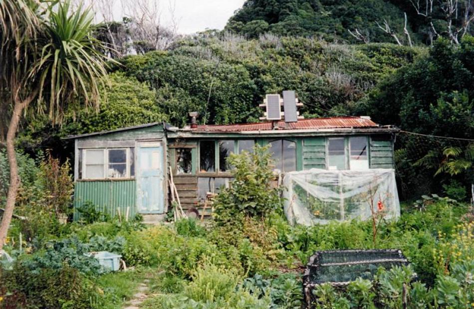 The Long family's home in remote south Westland. It has been extended as the family has grown.