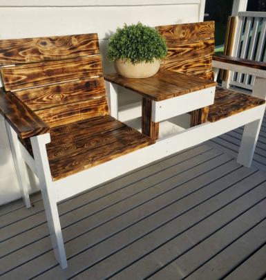 Outdoor seats. Photo: Supplied