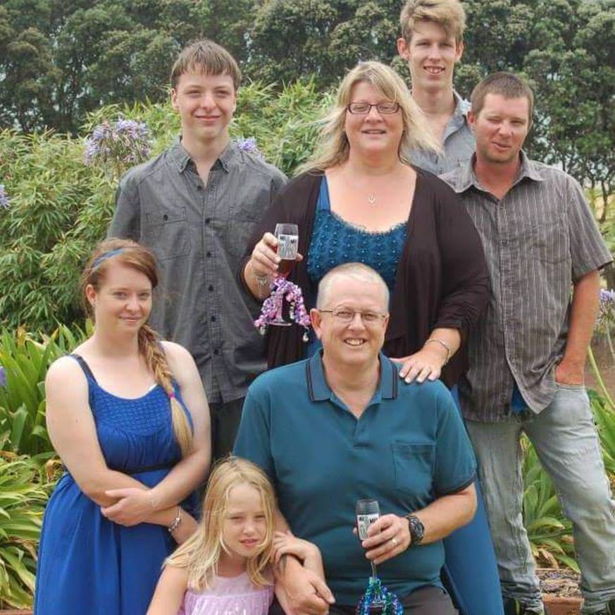 Kaitlyn and her 'blended' family at the wedding of dad Todd to step mum Nicky. Photo: supplied