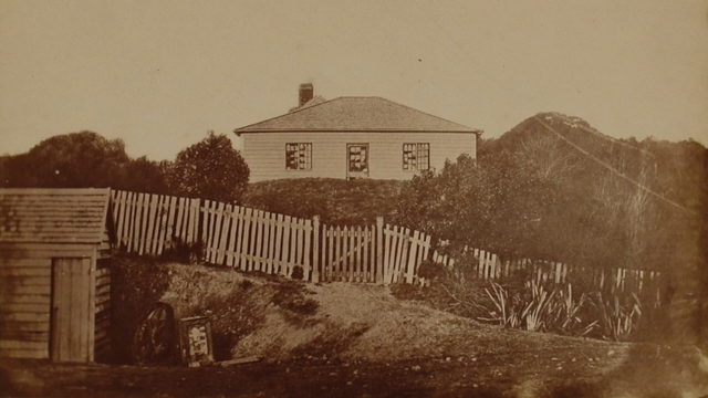 Dunedin's first manse built in Britain and shipped out on the John Wickliffe in 1847 for the Rev...