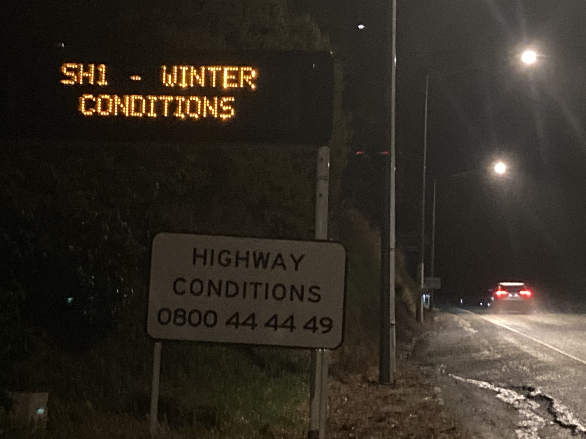 Motorists are warned to check for road closures before leaving home and be sensible about driving...