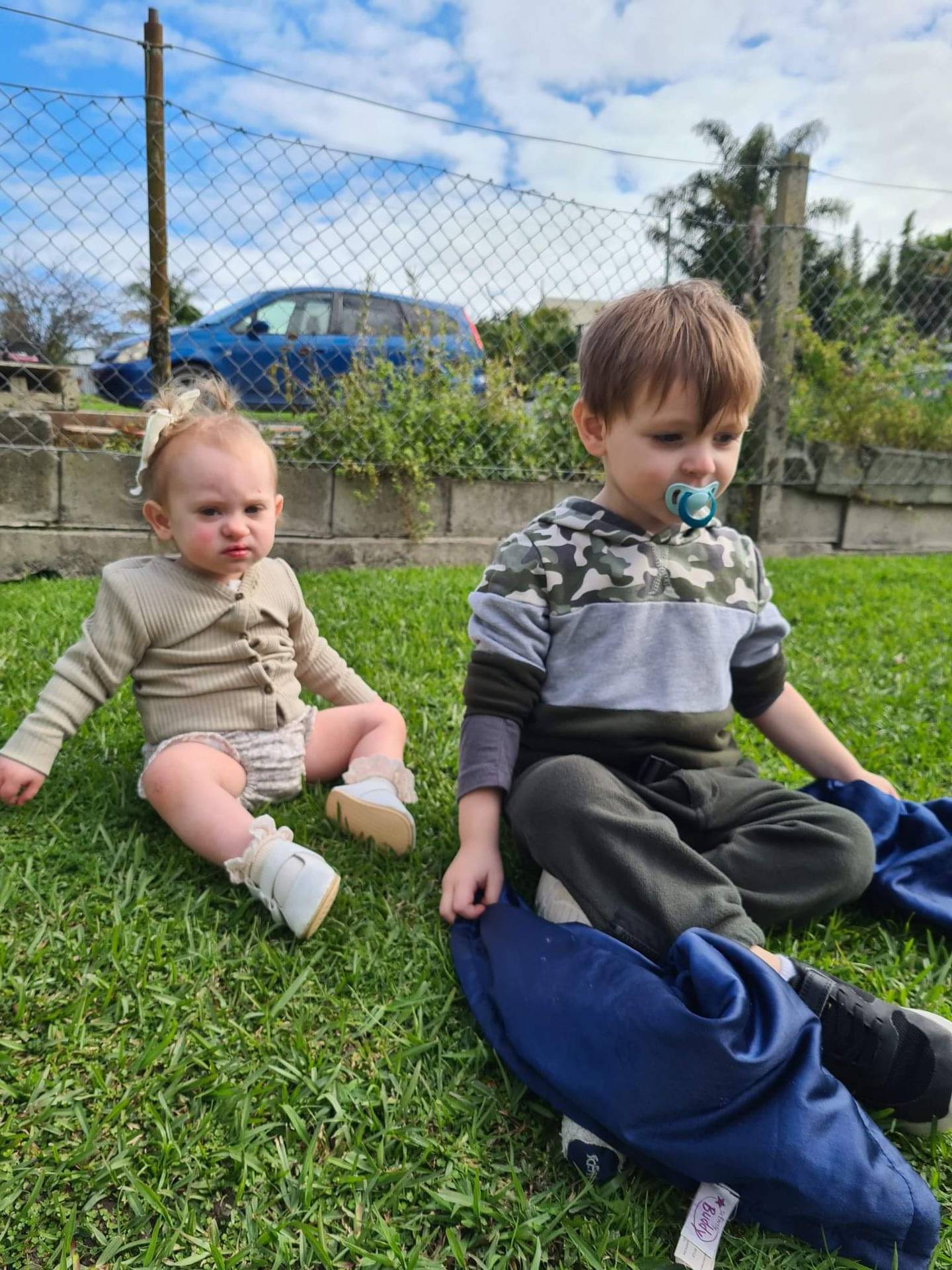 Lily Kate Philpott with her brother Mason. Photo: Supplied