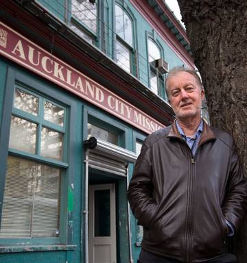 Auckland City Mission's Chris Farrelly. Photo:NZ Herald 