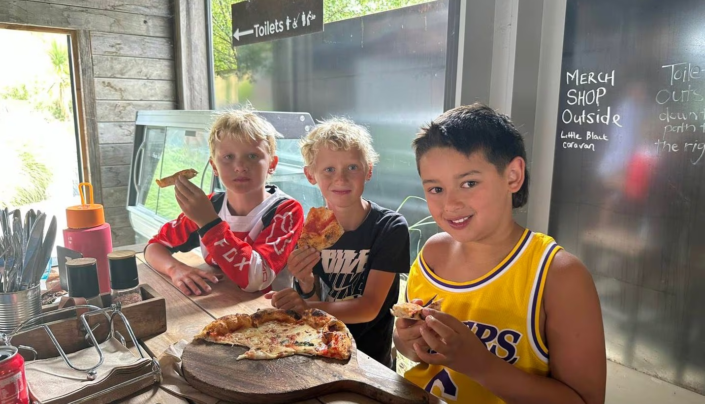 Twins Ollie and Freddie Wellington, 8, and Mackay Blaikie, 8. Photo: Supplied - Tara Blaikie