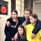 Dunedin mother Krystal Brens and her daughters (from left) Luci, 14, Valentina, 9, and Dina, 12....